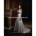 Alibaba New Design princesa casamento vestido longo trem